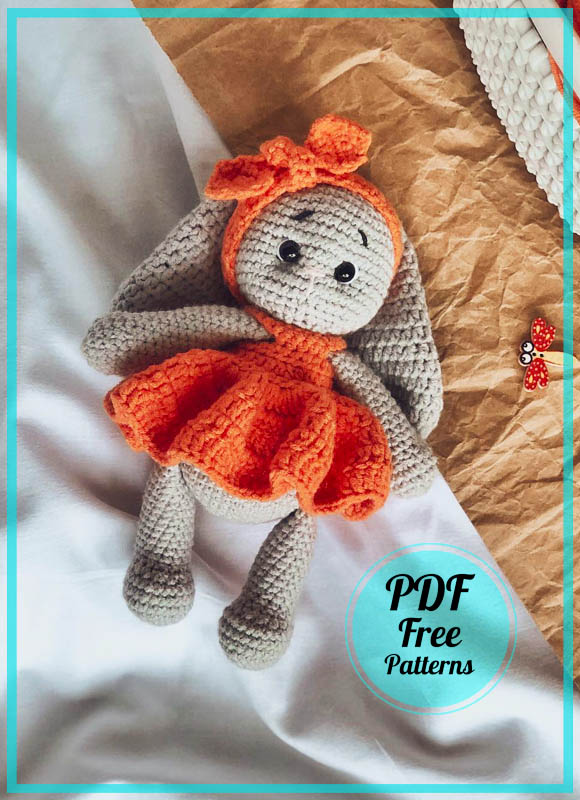 Lucia Crochet Bunny Amigurumi PDF Free Pattern z