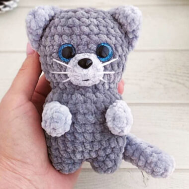 Crochet Baby Cat Amigurumi Free PDF Pattern