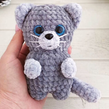 Crochet Baby Cat Amigurumi Free PDF Pattern (1)