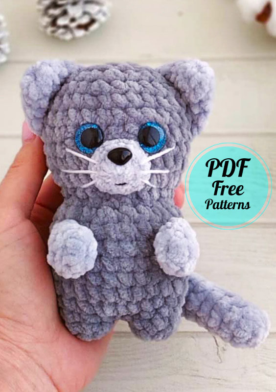 Crochet Baby Cat Amigurumi Free PDF Pattern (2)