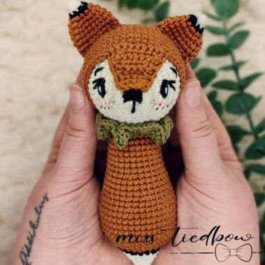 Crochet Rattle Fox Henry Amigurumi PDF Free Pattern (1)