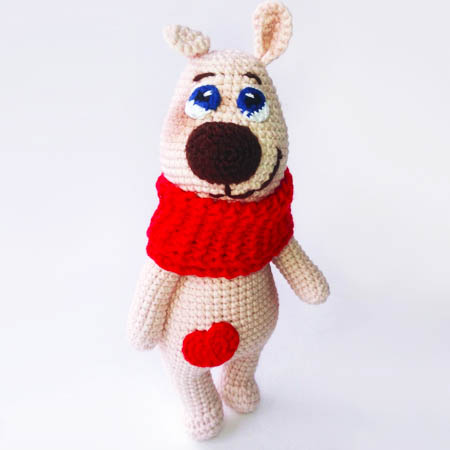 Cute Crochet Dog PDF Amigurumi Free Pattern (2)