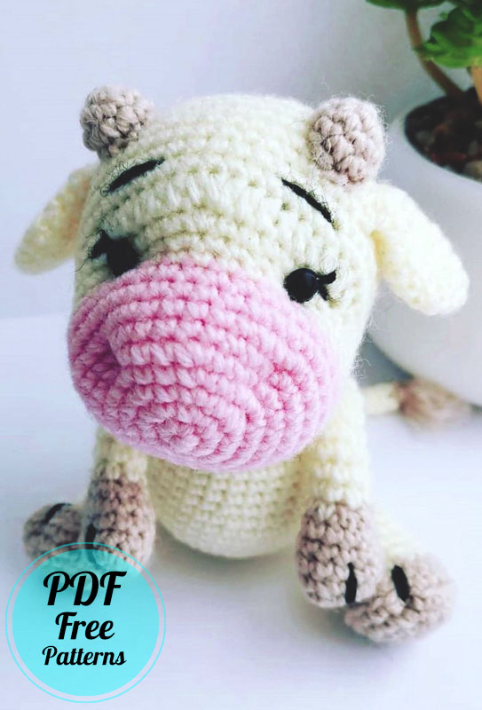 Cute Little Bull Amigurumi PDF Crochet Free Pattern