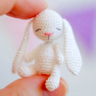 Crochet Micro Bunny Amigurumi PDF Free Pattern (1)