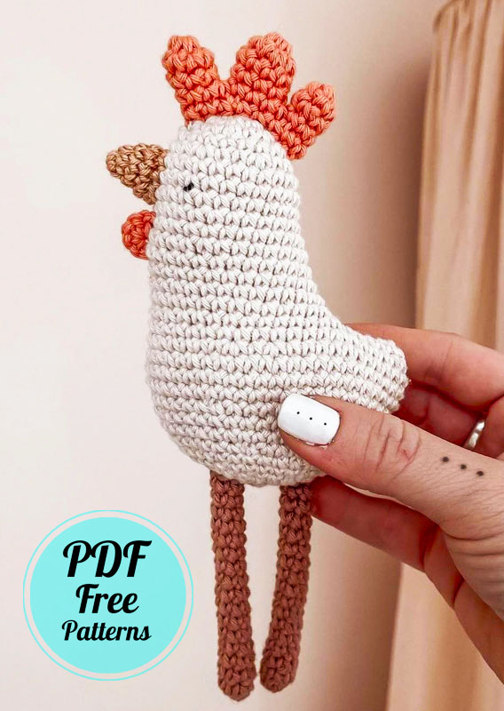 Cute Chicken Amigurumi PDF Free Crochet Pattern (2)