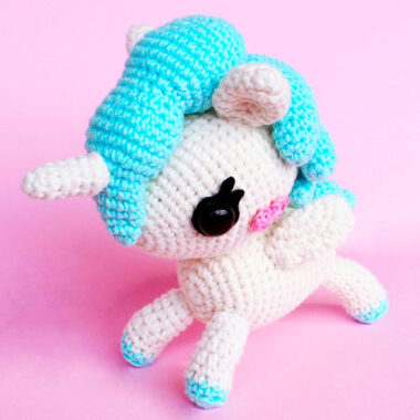 Cute Crochet Unicorn Amigurumi PDF Free Pattern (3)
