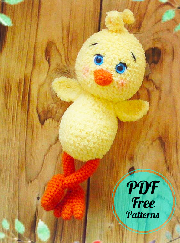 Easy Easter Chick Amigurumi PDF Free Crochet Pattern (2)
