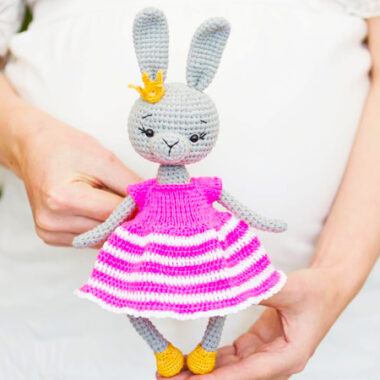 Crochet Easy Girl Bunny PDF Free Amigurumi Pattern (2)