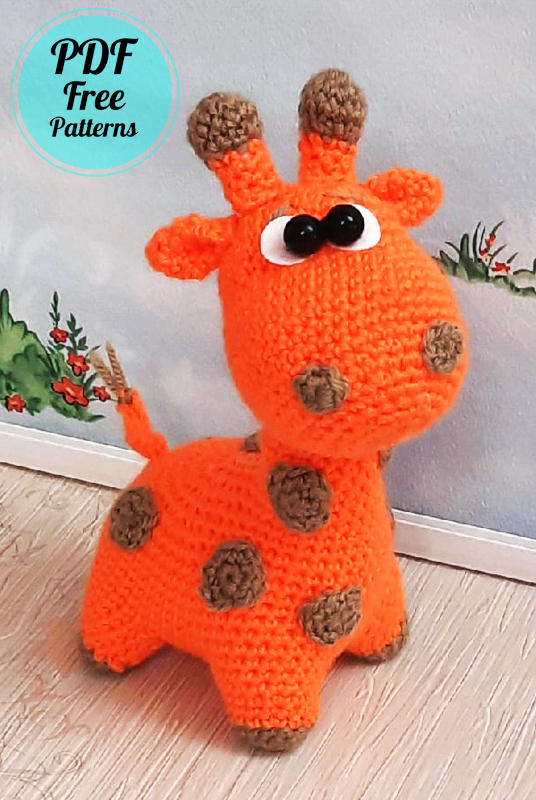 Crochet Baby Giraffe Amigurumi PDF Free Pattern