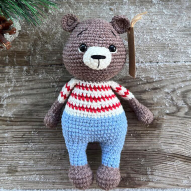 Crochet Bear in Pants Amigurumi PDF Free Pattern