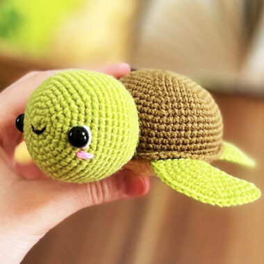 Crochet Cute Turtle Amigurumi PDF Free Pattern
