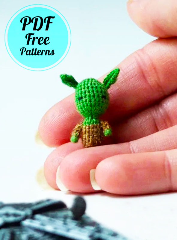 Crochet Micro Baby Yoda Amigurumi PDF Pattern (3)