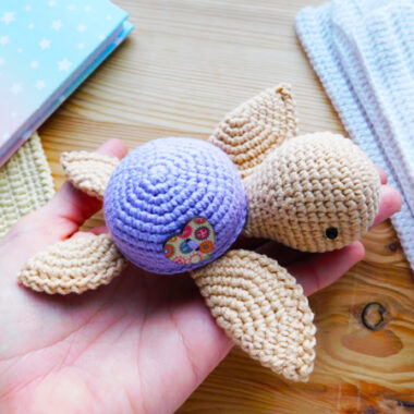 Crochet Sea Turtle Button Amigurumi PDF Pattern