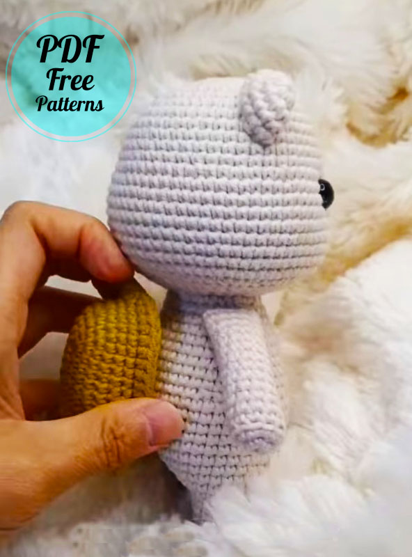 Crochet Turtle Bear Amigurumi PDF Free Pattern (1)