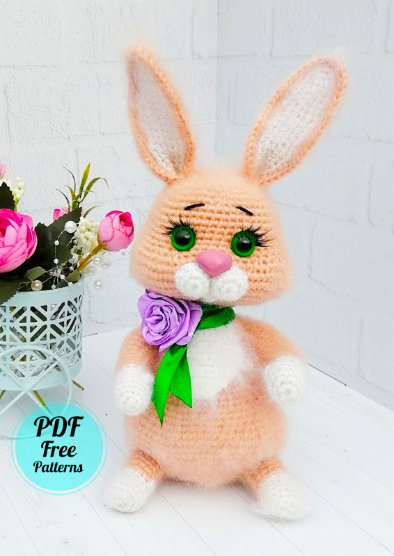 Bunny Souvenir Girl Crochet PDF Free Pattern (3)