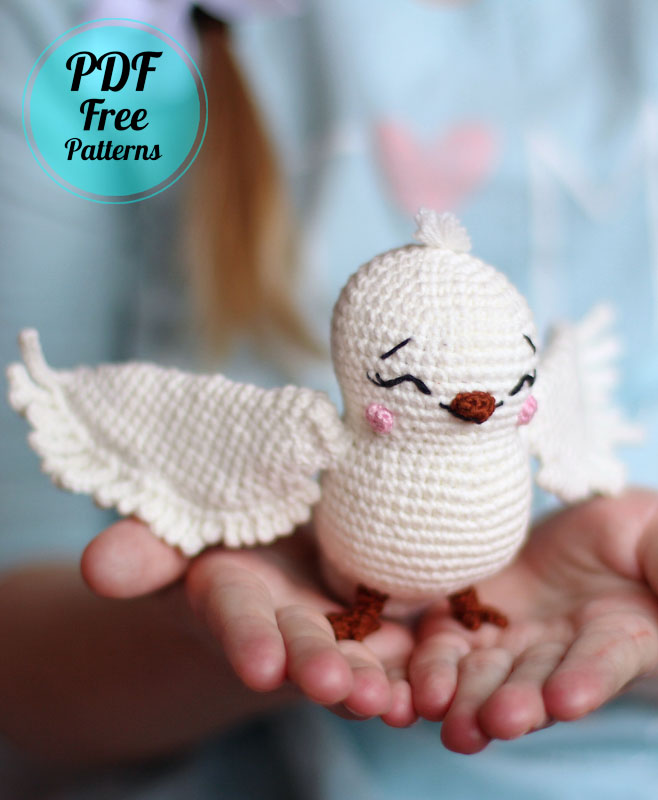 Crochet Dove of Peace Amigurumi PDF Free Pattern (2)