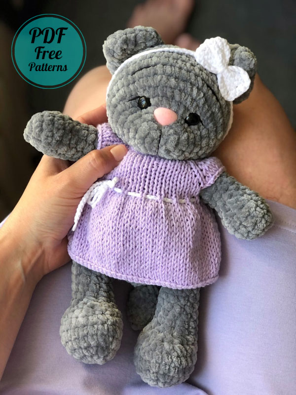 Crochet Kitty Irina Amigurumi PDF Free Pattern (3)