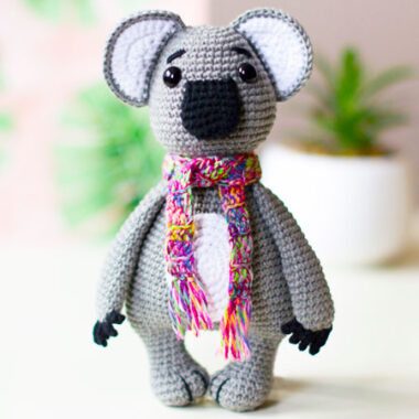Crochet Koala with Scarf Amigurumi PDF Free Pattern (2)