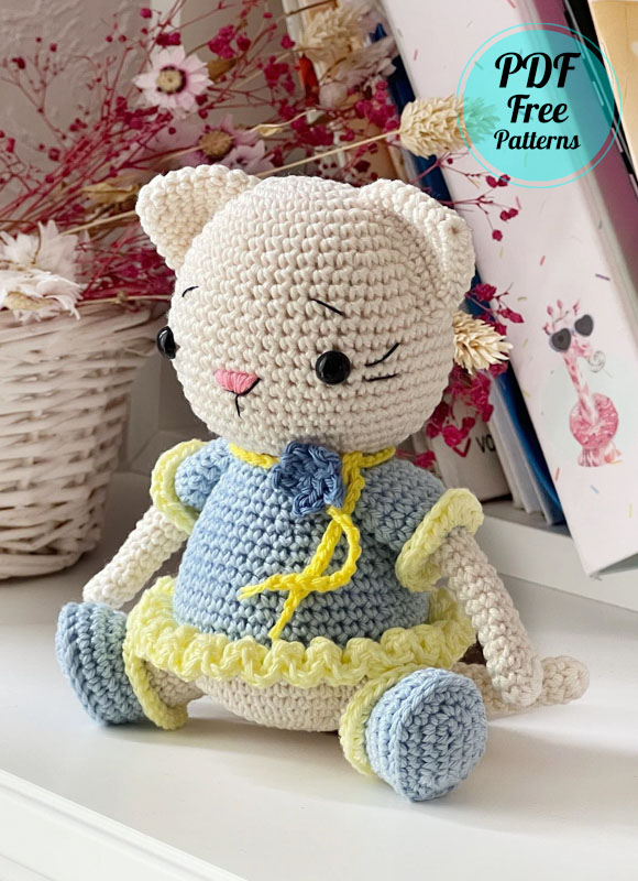 Cat Aurora PDF Crochet Amigurumi Pattern (2)