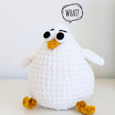 Chubby Oddy Seagull PDF Amigurumi Free Pattern (1)