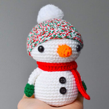 Crochet Snowman Mike PDF Amigurumi Free Pattern (1)
