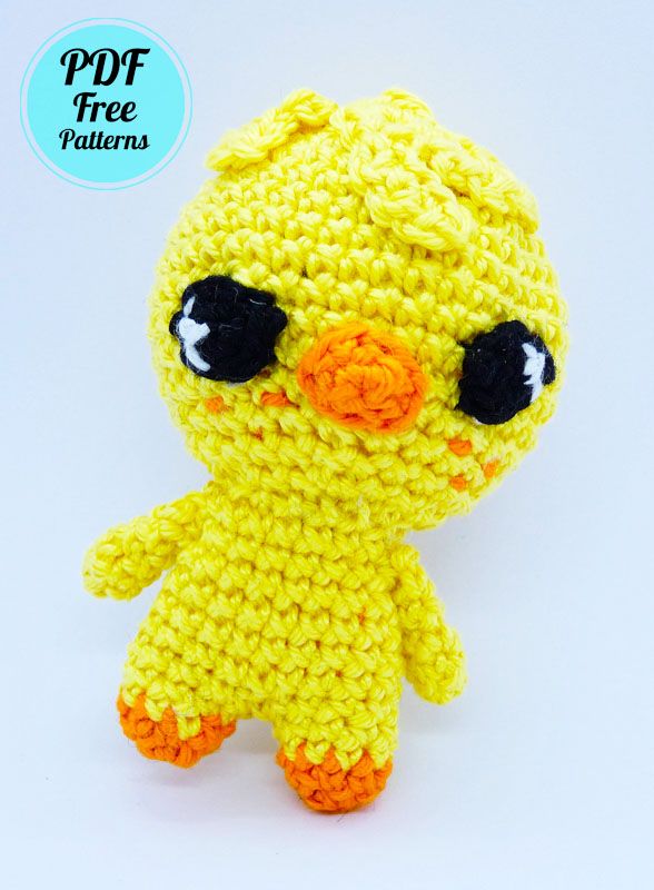 Cute Chick Flix Amigurumi Free Crochet PDF Pattern (2)