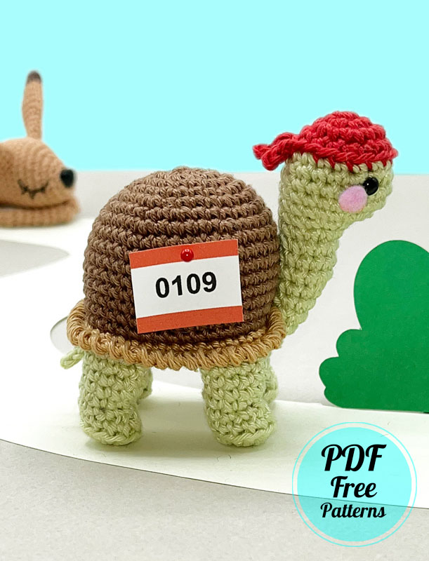 Cute Crochet Tortoise Amigurumi PDF Free Pattern (1)