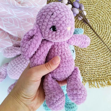 Franky Plush Bunny PDF Crochet Amigurumi Pattern (1)