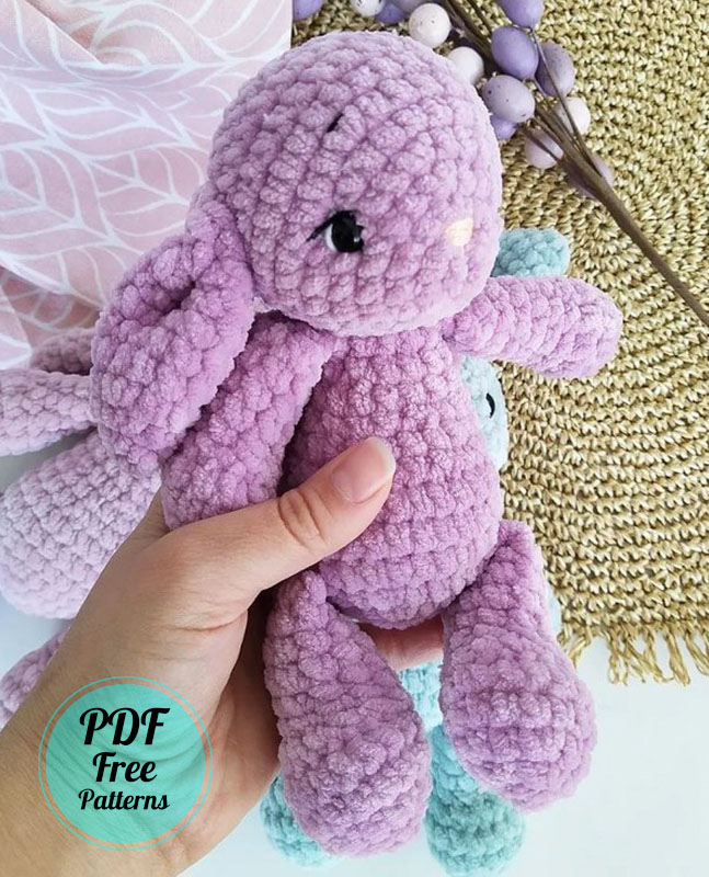 Franky Plush Bunny PDF Crochet Amigurumi Pattern (2)