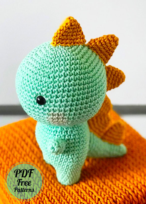 Oscar The Dinosaur Amigurumi PDF Free Pattern (2)