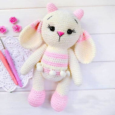Crochet Bunny and Sheep Lou PDF Free Pattern (2)