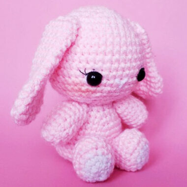 Easter Pink Bunny Amigurumi PDF Crochet Pattern (1)