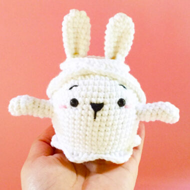 Snow White Bunny Amigurumi PDF Free Pattern (1)
