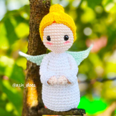 Crochet Christmas Angel Doll PDF Amigurumi Pattern (1)