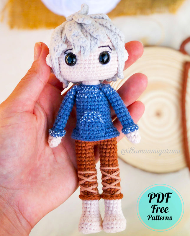 Jack Frost (Rise of the Guardians) Crochet Doll Amigurumi Pattern (3)