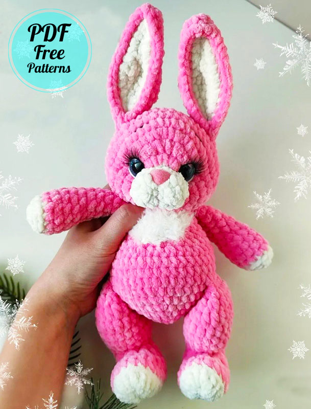 Plush Crochet Bunny Laia Amigurumi PDF Pattern (2)