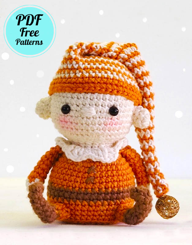 Winter Elf Elliott Amigurumi Crochet Doll PDF Pattern (2)