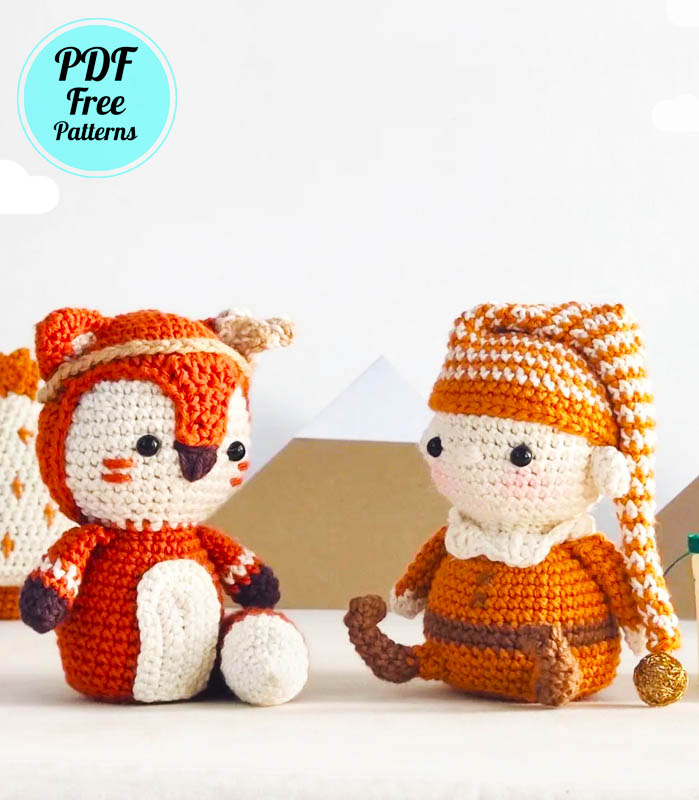Winter Elf Elliott Amigurumi Crochet Doll PDF Pattern (3)