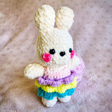 Easter Colorful Bunny Free Crochet Pattern (1)