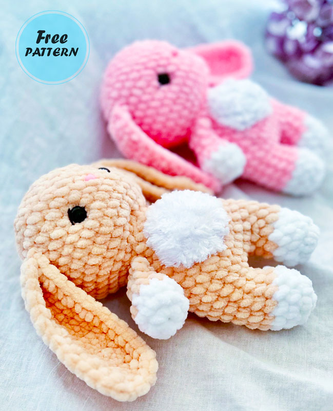 Little Plush Bunny Selnya Amigurumi PDF Pattern (1)