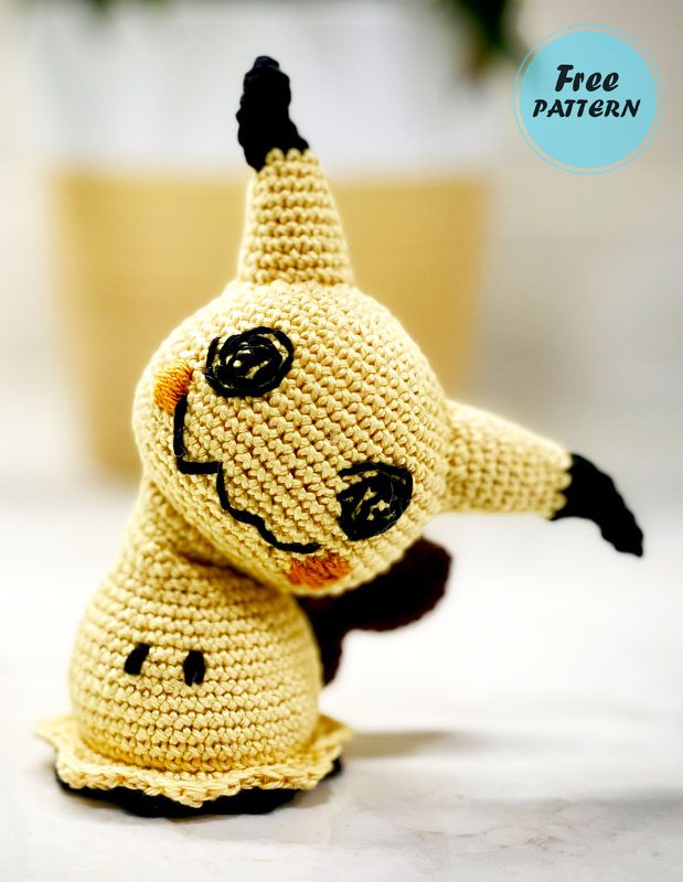 Mimikyu Pokemon Amigurumi PDF Free Pattern (1)