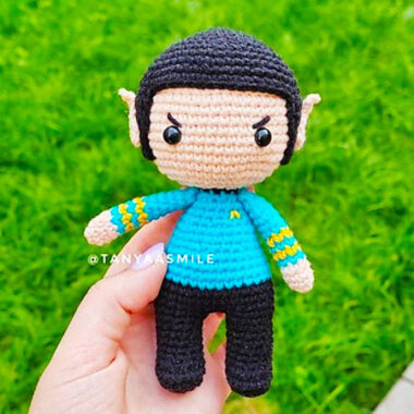 Star Trek Spock Crochet Doll Free Pattern (2)