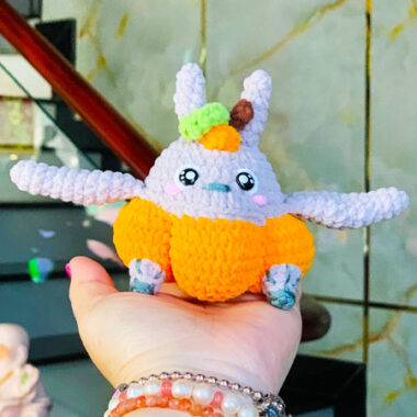 Amigurumi Pumpkin Totoro for Halloween PDF Pattern (1)