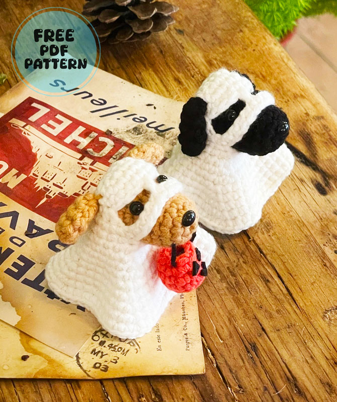 Crochet Halloween Puppy PDF Free Pattern 3