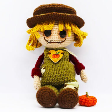 Scarecrow Doll for Halloween PDF Amigurumi Pattern (1)