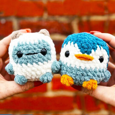 Chunky Yeti and Penguin Crochet PDF Pattern (1)