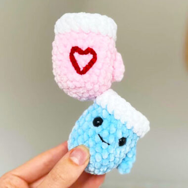 Mini Mittens Crochet Christmas Free PDF Pattern (2)