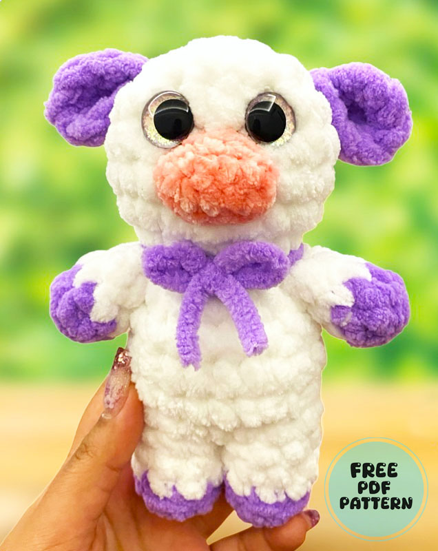 Amigurumi Baby Cow Bessie Free Pattern
