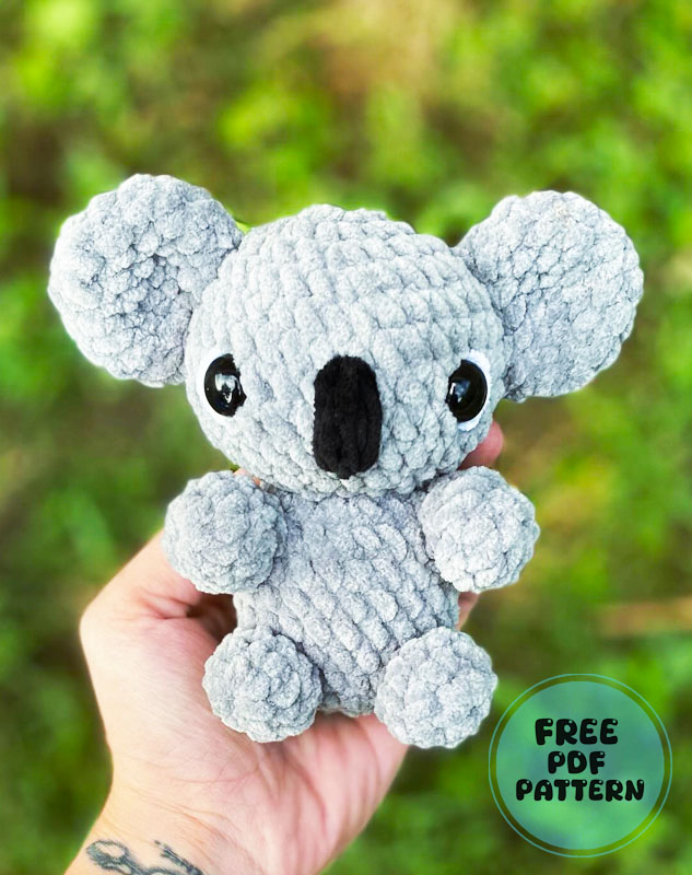 Amigurumi Baby Koala Goofy Free PDF Pattern