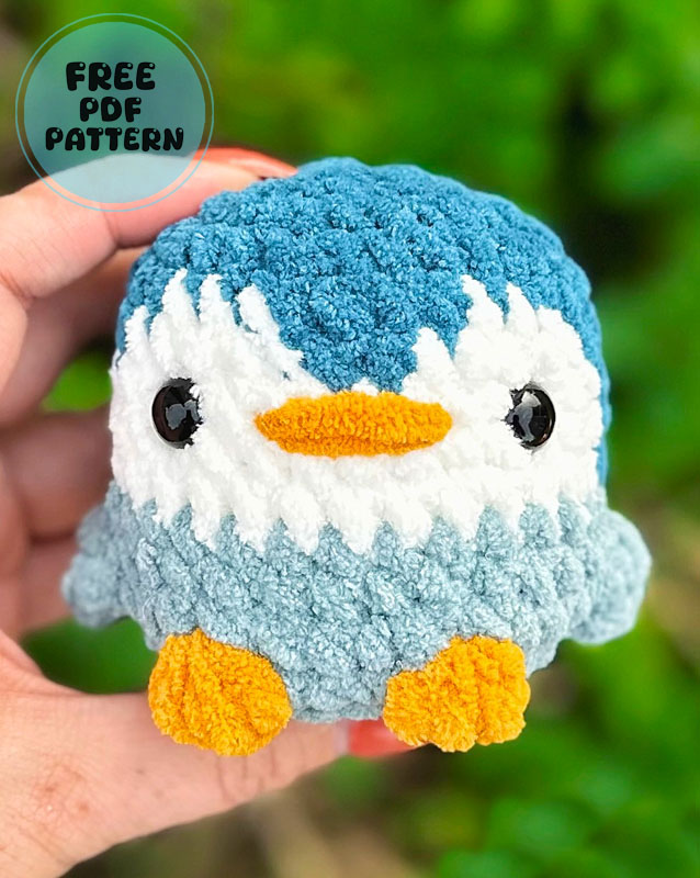 Chunky Yeti and Penguin Crochet PDF Pattern 1